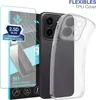 A product shot showing a phone case and screen protector for a smartphone. Produktbild-Vorschau