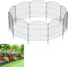 XMTECH Teichzaun Gartenzaun Metall Steckzaun Hundezaun mit Produktbild-Vorschau 1