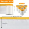 6 Rollen Abdeckfolie Klebeband mit Folie 55cm*20M Klebeband Produktbild-Vorschau 2
