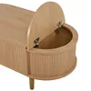 Merax Ovaler Couchtisch aus MDF mit Massivholzbeine, Produktbild-Vorschau 10
