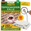 Green Guardia Teppichkäfer Falle mit Spezial-Lockstoff – 6x Produktbild-Vorschau 1