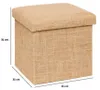 Faltbarer Pouf JUTA, 31 x 31 cm Produktbild-Vorschau 7