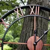 Gartenuhr Outdoor Gartenwanduhr Große römische Ziffer Produktbild-Vorschau 2