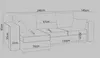 4ALL HOME Ecksofa mit Schlaffunktion Paco 246x145 cm - Produktbild-Vorschau 3