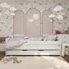 Kinderbett Lili mit Rausfallschutz, Schublade und Produktbild-Vorschau 4