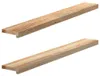 vidaXL Appuis de fenêtre 2 pcs. Non traité 120x15x2 cm Voir les images du produit 8