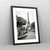Gerahmtes Poster - Schwarzer Rahmen - Karussell Turm Eiffel Produktbild-Vorschau 8