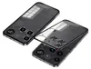 Two transparent phone cases are shown, one slightly lifted to reveal the phone underneath. Náhled obrázku produktu