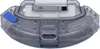 A top-down view of a robot vacuum cleaner's water tank and dustbin. Produktbild-Vorschau