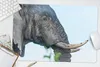 MuchoWow® Schreibtischunterlage Elefant - Tiere - Grau - Produktbild-Vorschau 5