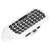 A white wireless keyboard with black keys is shown against a white background. Produktbild-Vorschau