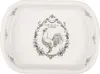 Mydelniczka Clayre & Eef 13x10x3 cm Biały ceramiczny kogut Podgląd zdjęcia produktu 1