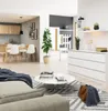 Kommode AKORD K160 Weiß 160 cm 6 Schubladen B160 x H77 x Produktbild-Vorschau 8