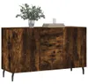 vidaXL Dressoir, gerookt eikenfineer, 100x36x60 cm, Productafbeelding-voorbeeld 3