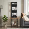HOMCOM Gramofon – úložný box na gramofonové desky se 3 Náhled obrázku produktu 9