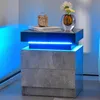 A modern nightstand with LED lighting. Produktbild-Vorschau