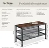 tectake® Schuhregal Derry 75,5 x 30,5 x 45,5 cm Produktbild-Vorschau 5
