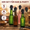 Flaschenverschluss Bier 5er Set, wiederverwendbare Produktbild-Vorschau 5