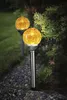 LED Solarkugel/Gartenspieß Bruchglas Optik - H: 26,5cm - Produktbild-Vorschau 3