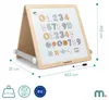 Dwustronna drewniana tablica edukacyjna 2w1 – magnetyczna i Podgląd zdjęcia produktu 8