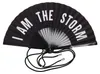 Fififan, Fächer, 23cm, Motiv: I am the Storm, schw Produktbild-Vorschau 2