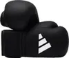 A pair of black boxing gloves is shown against a white background. Produktbild-Vorschau