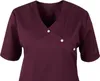beb MEDIZIN/PFLEGE Damen KASACK Kurzarm V-Neck Baumwollmix Produktbild-Vorschau 3