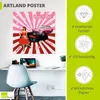 ARTland Poster Rock'n Roll die 50er Jahre Größe: 100x100 cm Produktbild-Vorschau 3