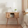 Stolik nocny 'Nordkapp' z 2 drzwiczkami 48 x 30 x 45 cm Podgląd zdjęcia produktu 2