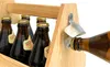 DanDiBo Nosič fliaš 6 fliaš Drevený nosič piva s otváračom Náhľad obrázku produktu 4