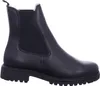 A black leather Chelsea boot is shown against a white background. Produktbild-Vorschau