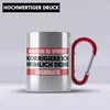 Trendation - Lehrerin Geschenk Edelstahl Tasse Karabiner Produktbild-Vorschau 2