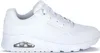 A white Skechers sneaker is shown from the side against a white background. Produktbild-Vorschau