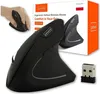 Maus - Vertikale Maus - Kabellos - Ergonomisch - Schwarz - Produktbild-Vorschau 1