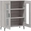 vidaXL Sideboard Grau Sonoma 69,5x34x90 cm Holzwerkstoff Produktbild-Vorschau 6