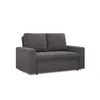 A dark gray sofa with a corduroy texture is shown against a white background. Produktbild-Vorschau