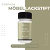 Contura 50ml. Möbel Lackstift passend für KALLAX Weiß Produktbild-Vorschau 4