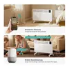Riscaldatore convettore EMKE 2000 W con WiFi e app, Anteprima dell’immagine prodotto 2