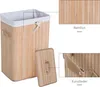 HOMCOM Wäschekorb Wäschetruhe Wäschebox Wäschesammler Produktbild-Vorschau 6