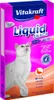 A product box for cat treats, featuring a cat and product details. Podgląd zdjęcia produktu