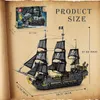 Die Schwarze Perle Klemmbaustein Set 4304 Teile Schwarz Produktbild-Vorschau 20