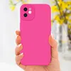 Cadorabo Hülle für Apple iPhone 12 Schutz Hülle in Pink TPU Produktbild-Vorschau 7