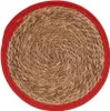 Podstawka czerwono-brązowa 35 x 1 x 35 cm naturalna (Ø 35 Podgląd zdjęcia produktu 1