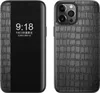 Für Apple iPhone 12 / 12 Pro 6.1 Handy Tasche Schwarz Produktbild-Vorschau 1