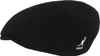 Kangol Flat Cap Schiebermütze 504 aus reiner Wolle in schwarz Produktbild-Vorschau
