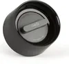 A close-up view of the lid of a black travel mug. Podgląd zdjęcia produktu