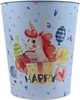 Papierkorb Kinderzimmer Einhorn 10L - Metall Mülleimer 26cm Produktbild-Vorschau 2