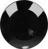 A black plate shown from a top-down perspective. Podgląd zdjęcia produktu