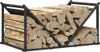 vidaXL Stojan na palivové dřevo černý 70x43x34,5 cm Ocel Náhled obrázku produktu 4