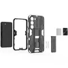 Galaxy S23 Hülle, Dual Layer PC TPU Bumper Stoßfest Ständer Produktbild-Vorschau 6